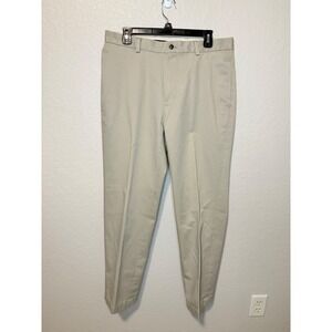 Brooks Brothers Advantage Chino Clark Mens Pants Beige Casual W33 L30